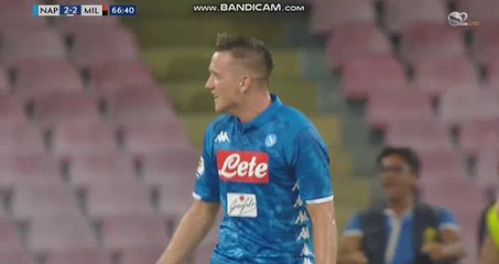 Piotr Zielinski second Goal HD - Napoli 2-2 Milan 25.08.2018