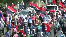 #LIVE Miles de nicaragüenses marchan en conmemoración del 40 aniversario de la toma al Palacio Nacional.