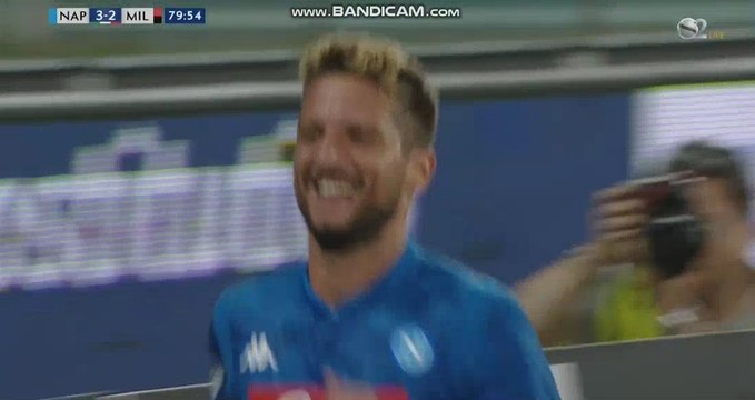 Dries Mertens Goal HD - Napoli 3-2 Milan 25.08.2018