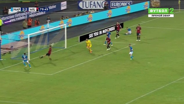 Dries Mertens Goal HD - Napoli	3-2	AC Milan 25.08.201