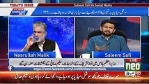 What was the main cause of differences between Imran Khan and Saleem Safi