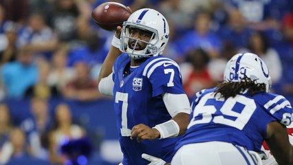 Brissett launches DEEP to Seantavius Jones for 53-yard gain