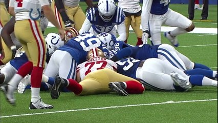 Mullens trips at snap, fumbles ball in the red zone