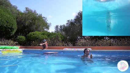 Pool Spring Challenge / Wer bekommt es besser hin? / kinder_sein / FRAU_SEIN