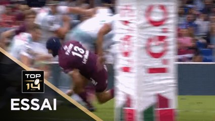 TOP 14 - Essai Romain LONCA 1 (UBB) - Bordeaux-Bègles - Pau - J1 - Saison 2018/2019