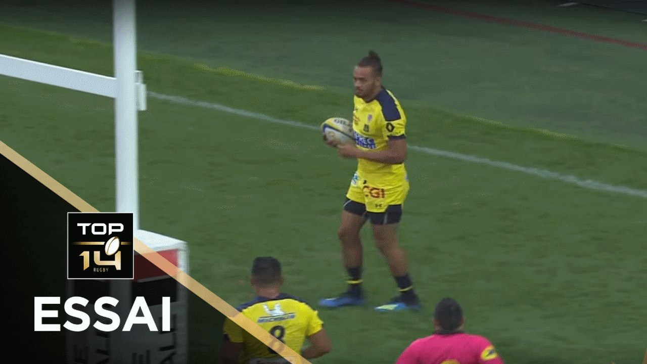 TOP 14 - Essai Peter BETHAM 1 (ASM) - Clermont - Agen - J1 - Saison 2018/2019