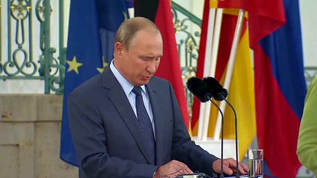 Путин@Меркель: Транзитный статус для Германии и никаких миротворцев