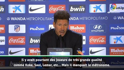 2e j. - Simeone : "Dès que j'ai remplacé Griezmann, on ne faisait plus de bonnes séquences"