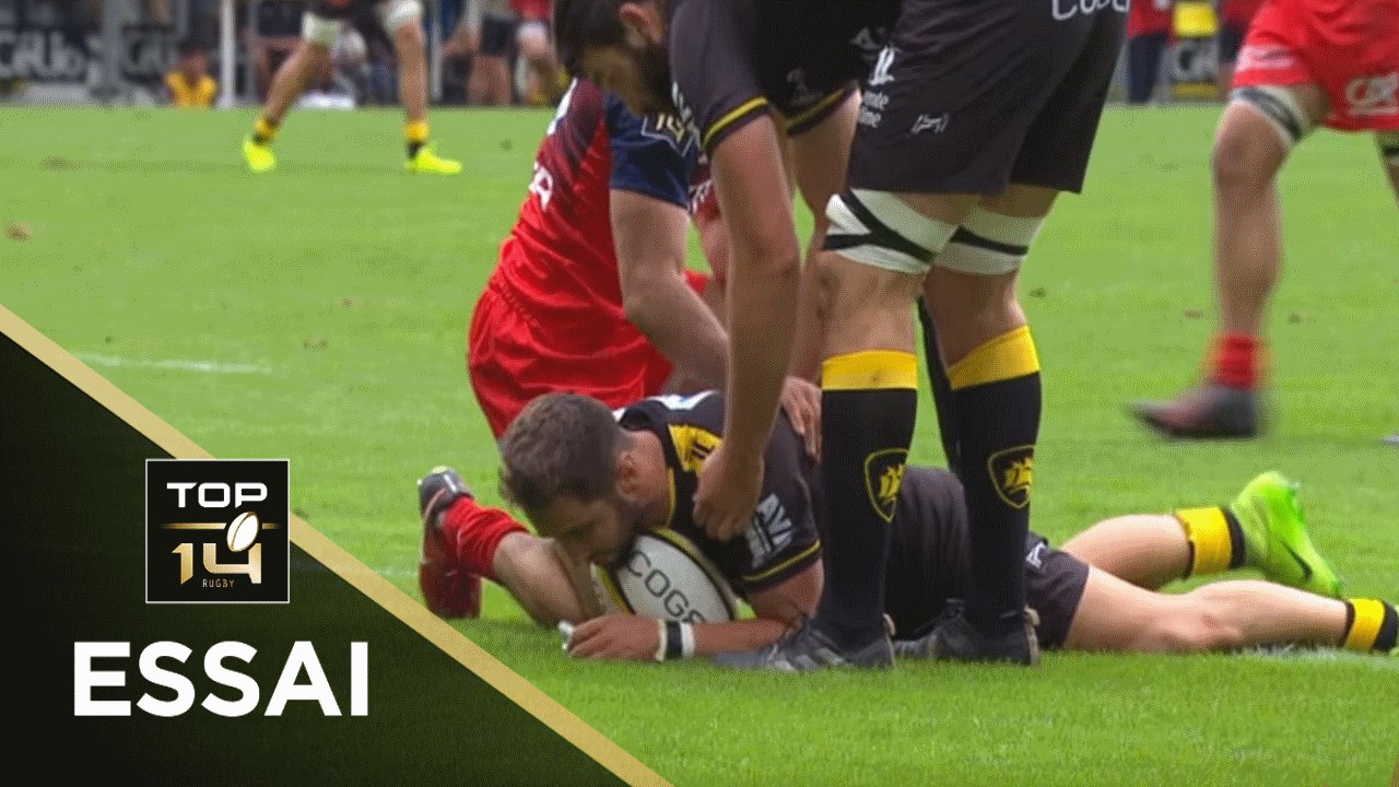 TOP 14 - Essai Brieuc PLESSIS-COUILLAUD (SR) - La Rochelle - Grenoble - J1 - Saison 2018/2019