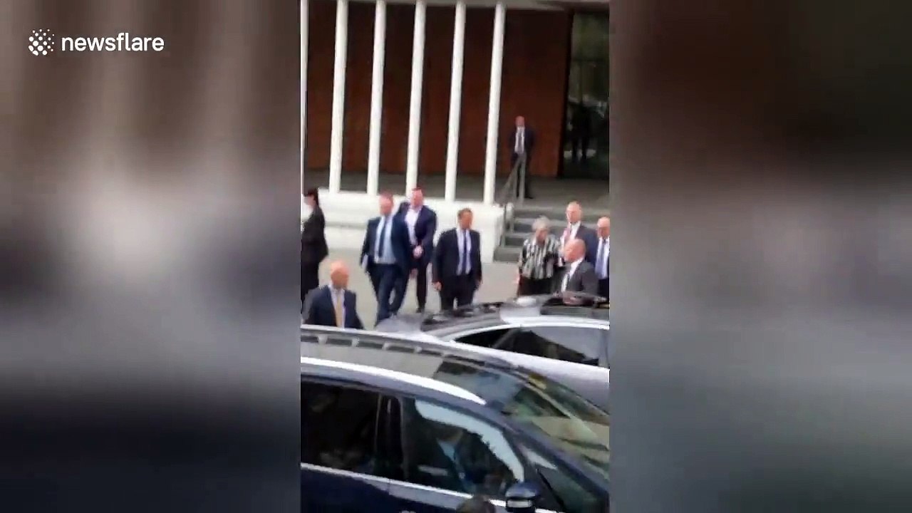 Theresa May booed as she visits Edinburgh