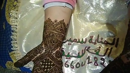 نقش حناء تقليدي من التراث المغربي✅ إبداعي في حفل حناء