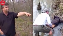 Man Thinks He’s About To Save A Giant Beaver Stuck In The River – Moves Closer And Realizes The Unimaginable