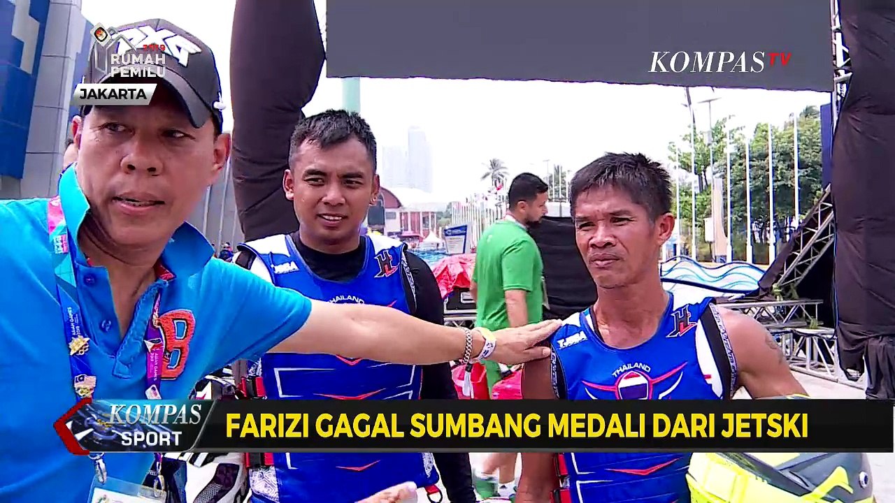 Atlet Jetski Farizi Gagal Sumbang Medali