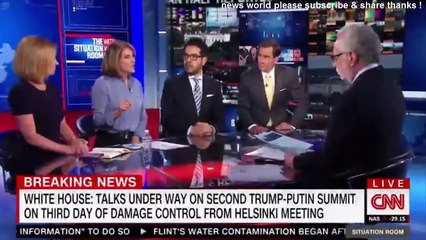 BREAKING NEWS WHITE HOUSE TALKS UNDER WAY ON SECOND TRUMP PUTIN SUMMIT ON THIRD DAY OF DAMAGE CONTROL .