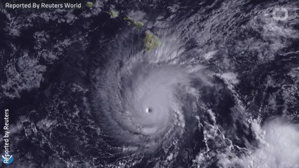 Hurricane Lane Weakens Over Hawaii's Big Island