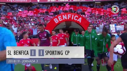 Highlights | Resumo: Benfica 1-1 Sporting (Liga 18/19 #3)