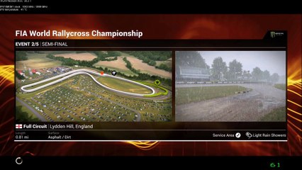 DiRT 4 Fly Cam FIA World RallyX Champs Semi-Finals Lydden Hill UK