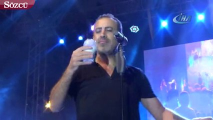 Haluk Levent'e balkondan taze ayran