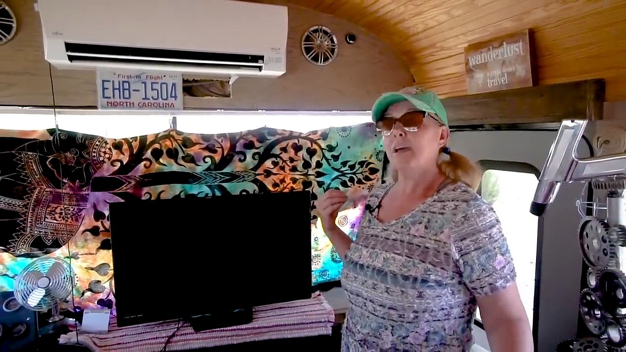 She Retired & Chose Solo Bus Life | Totally Custom Skoolie Conversion Tour