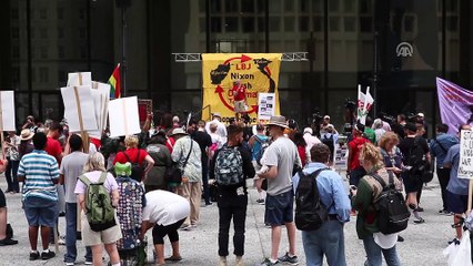 Savaş karşıtı protesto - CHICAGO