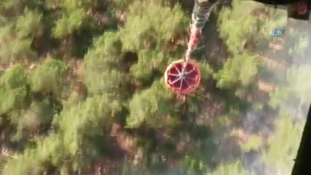 Hatay'da Orman Yangını... Yangını Söndürme Çalışmaları Sürüyor