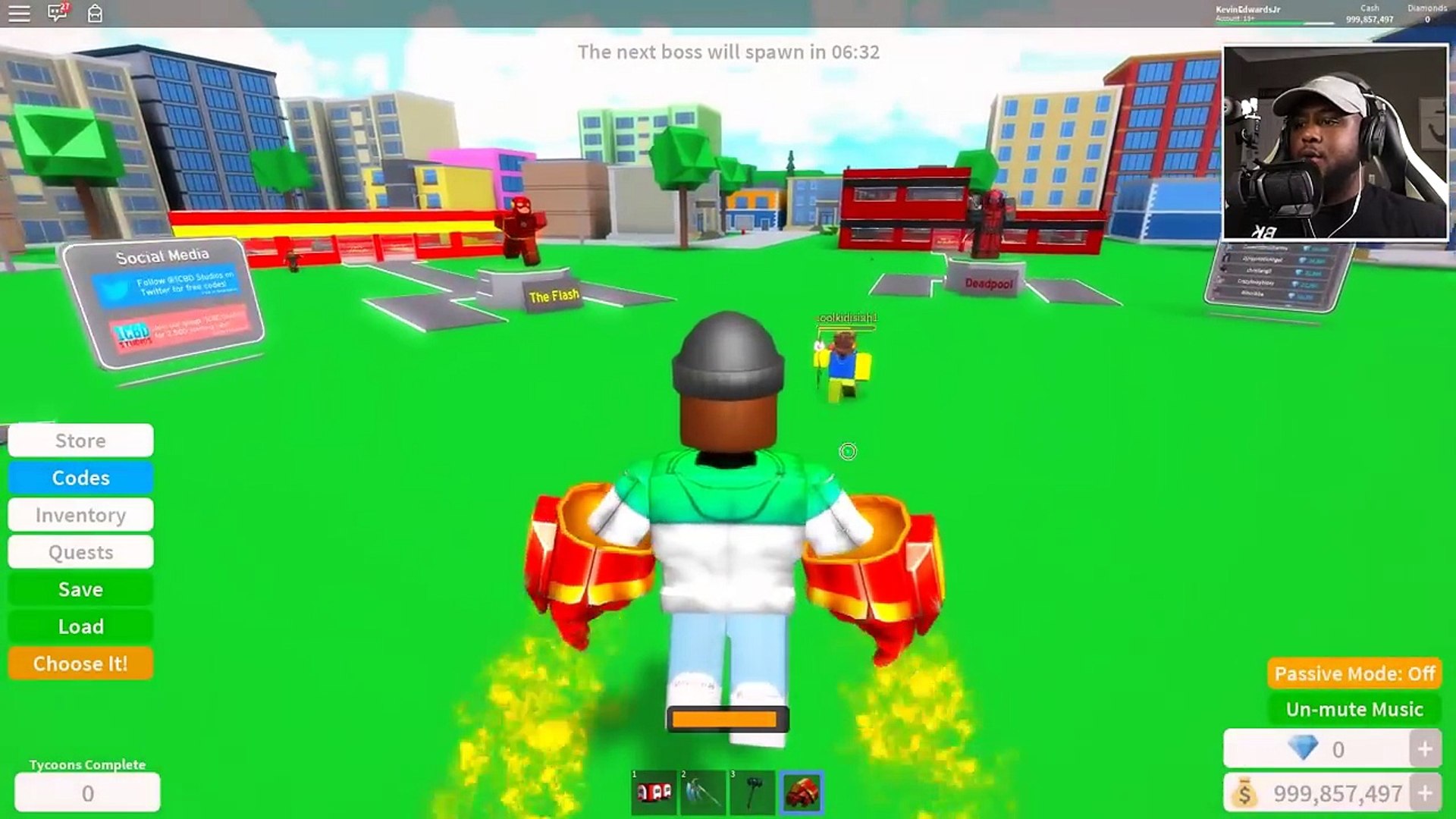 2 PLAYER CYBORG SUPERHERO TYCOON IN ROBLOX
