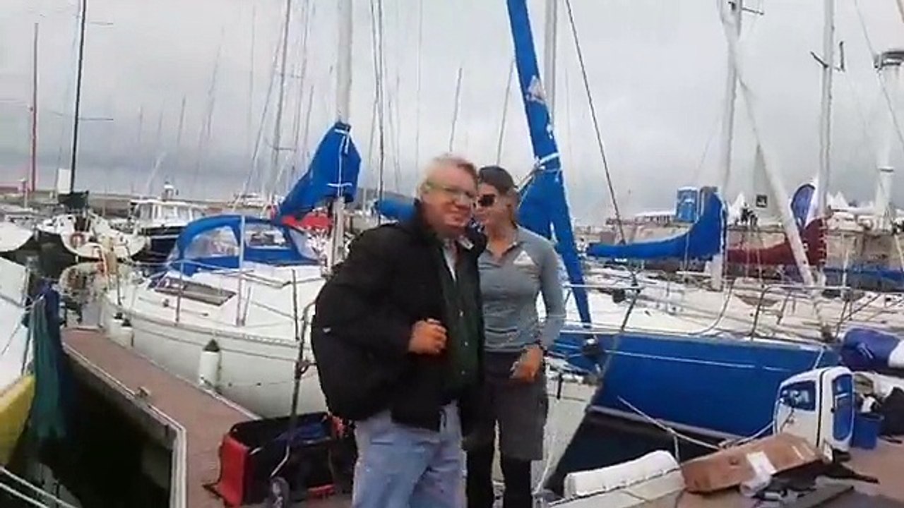 Visite du village de départ de la Solitaire du Figaro