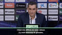 2e j. - Valverde fustige l'état de la pelouse à Valladolid