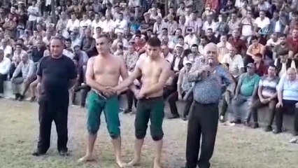 Bartın'da Güreş Müsabakalarına Yoğun İlgi