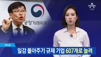일감 몰아주기 규제 기업 231→607개로 늘어