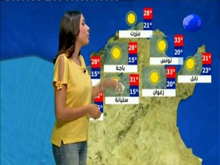 النشرة الجوية ليوم الأحد 26  أوت 2018  - قناة نسمة