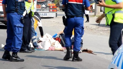 Üst geçidi kullanmadı canından oldu