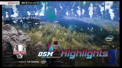 [Highlights] 서울컵 OSM FINALS 2일차 Round10 하이라이트 (OGN PUBG)