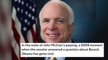 The 2008 Moment When John McCain Shut Down Obama Conspiracy Theory Goes Viral