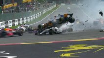 ACCIDENTE FERNANDO ALONSO BELGICA DETALLADO f1 2018 fernando alonso crash