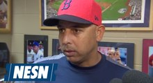 Alex Cora on Mookie Betts' hitting in Red Sox loss