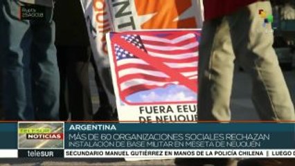 Argentina: rechazan la instalación de base militar en la Patagonia