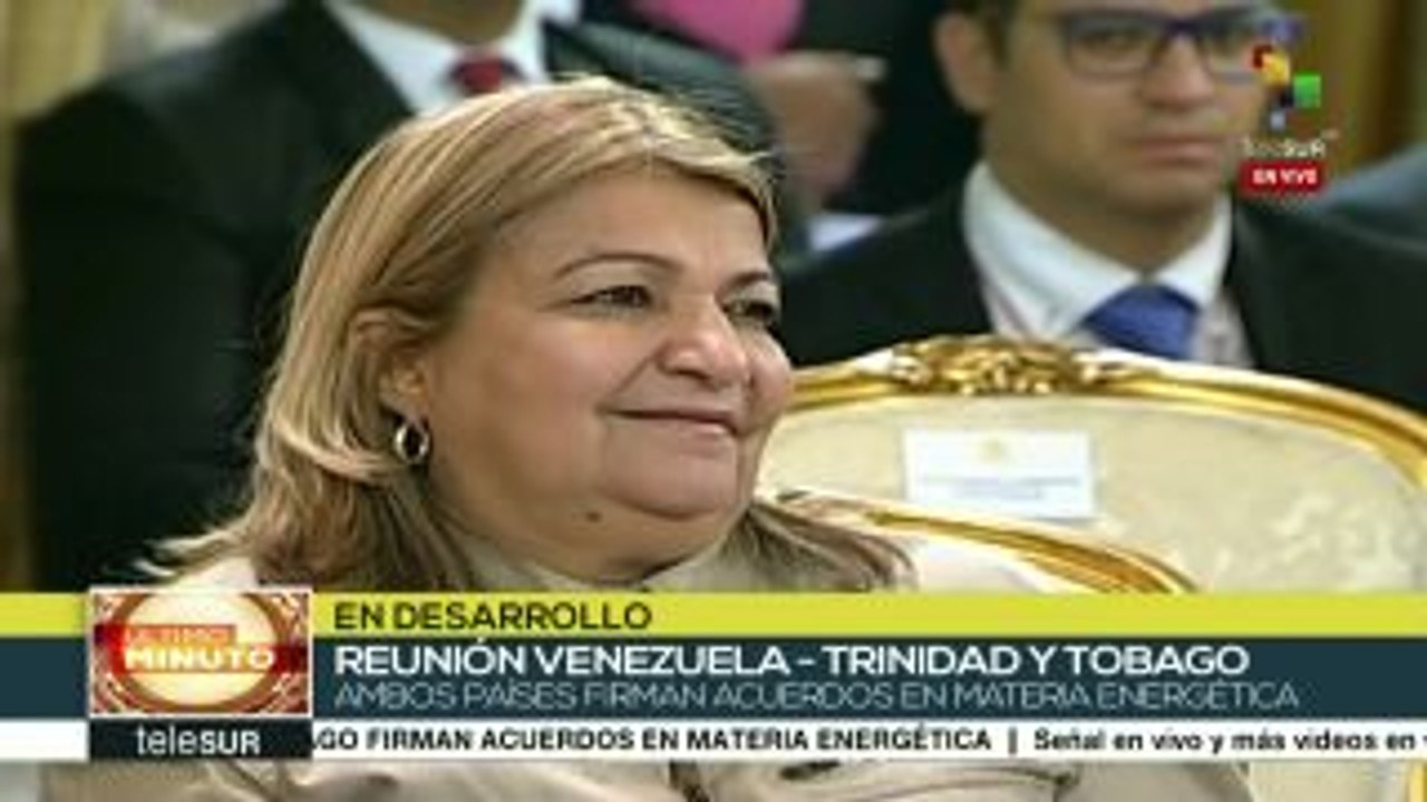 Venezuela firma acuerdo estratégico con Trinidad y Tobago