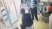 CCTV footage of lad falling off trolley at work