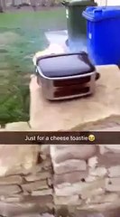 cheese toastie fail