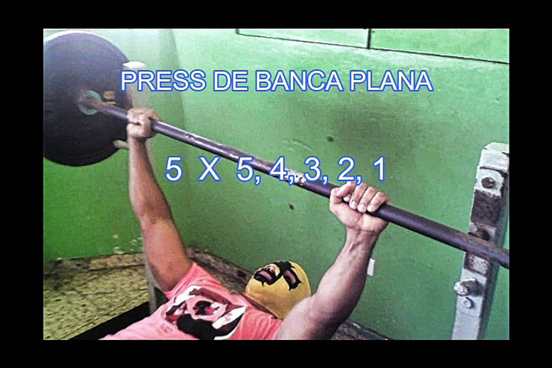 RUTINA PARA FUERZA, PODER Y MASA - PECHO Y ESPALDA