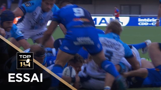 TOP 14 - Essai Martin DEVERGIE (MHR) - Montpellier - Castres - J1 - Saison 2018/2019
