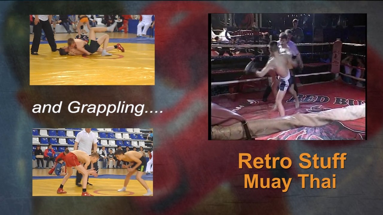 Muay thai kids Retro stuff