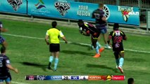 The SP PNG Hunters went down 22-38 to the Central Queensland Capras yesterday evening at Browne Park.The Capras drew first blood two minutes into the game wit