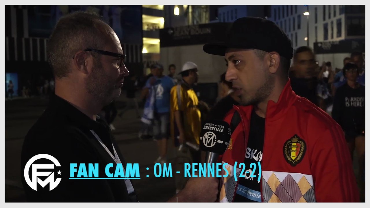 Fan Cam OM Rennes (2-2) : La déception des supporters qui attendent  Strootman et... un buteur - Vidéo Dailymotion