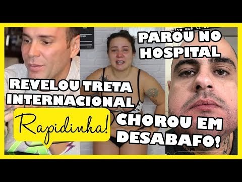 Matheus Mazzafera revela treta internacional + BROGUI no HOSPITAL + Cacau chora em TOUR PELO CORPO