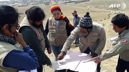 3800年前の壁画、南米ペルーで発見