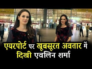 रणबीर कपूर की Co- Star इवेलिन शर्मा पहुंची एयरपोर्ट पर