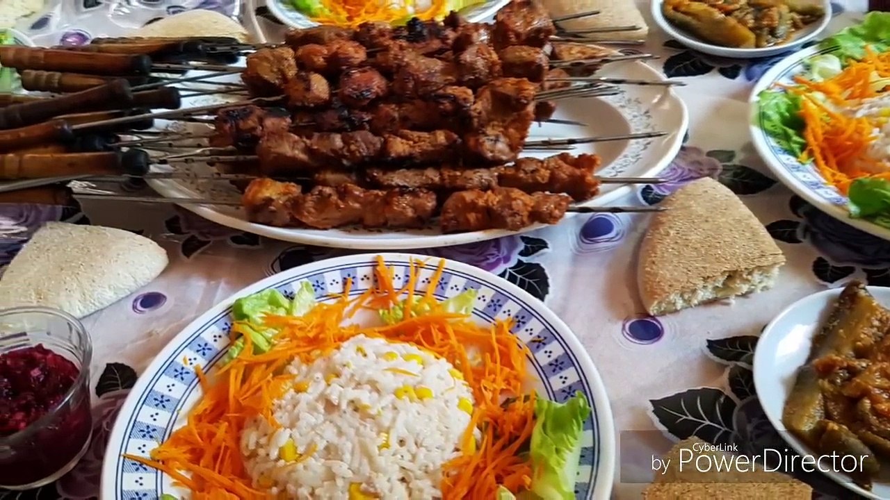 المطبخ البسيط |اللحم محمر  سريع من يد لوستي بطريقة سلاوية مع مقبلات وسلطات