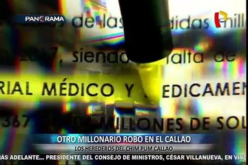 Otro millonario robo en el Callao: candidatos a la alcaldía involucrados